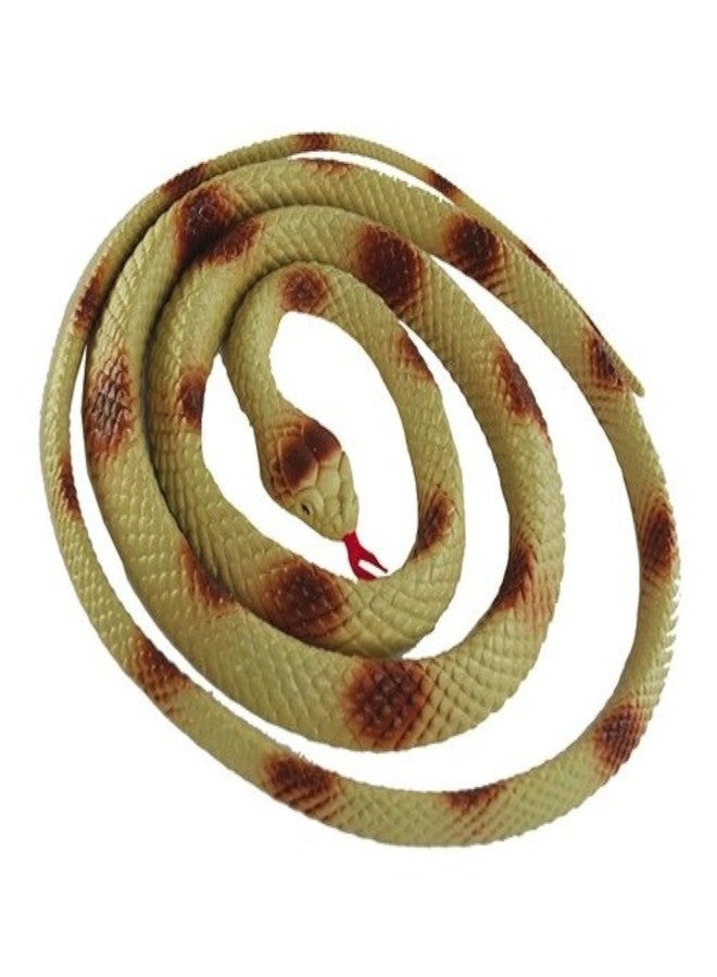 Deluxebase Snakey from Deluxebase. 55" Long Realistic Snake Replica Toys. Fun Joke Fake Snake Toy That You Will Think is Real - Image 1